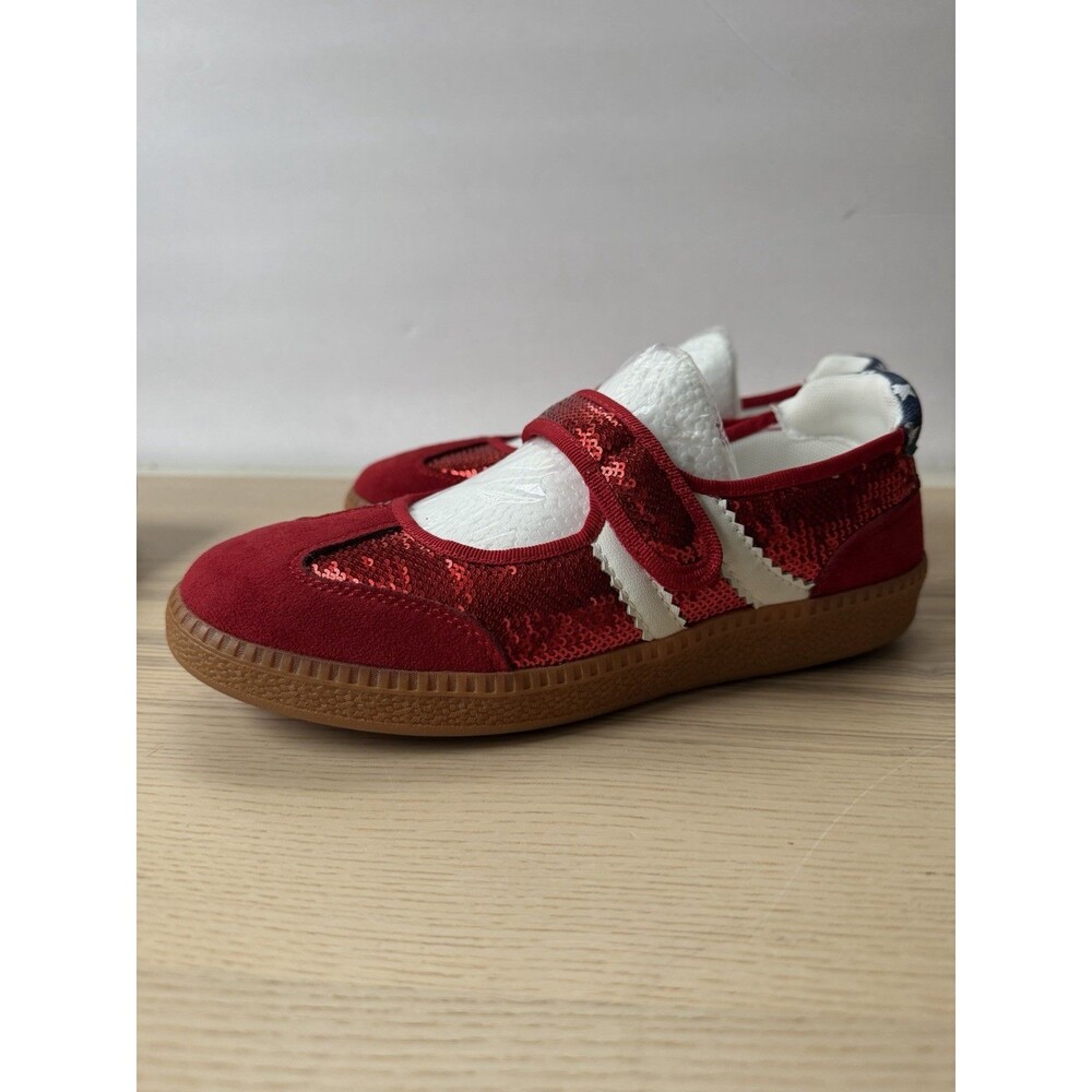Corky’s Calm Down Americana Sneakers NEW Patriotic July 4th Events Mary Jane’s - Picture 8 of 14